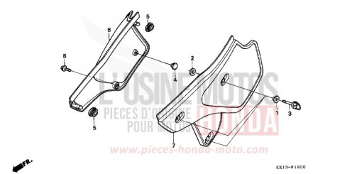 COUVERCLE LATERAL XR250RR de 1994
